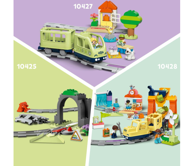 LEGO DUPLO 10426 Most i tory kolejowe – zestaw rozszerzający - 1284205 - zdjęcie 7